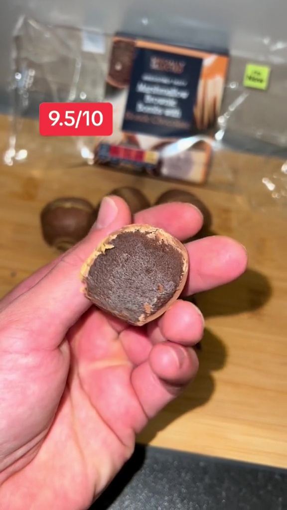 One satisfied customer reviewed Aldi's new chocolate treats on TikTok