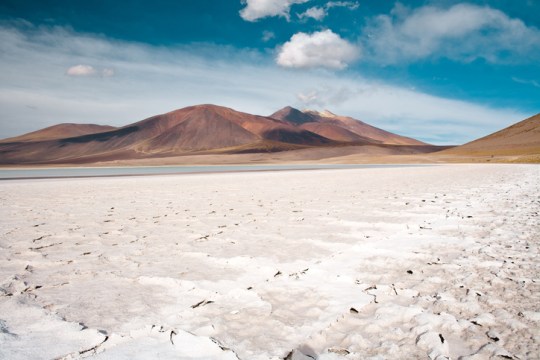 Slat flats in South America