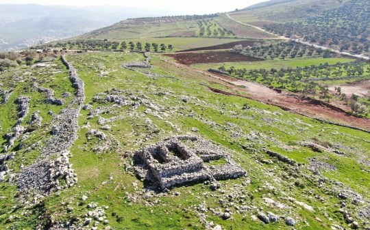 Mount Ebal, thought to be the site of Joshua's Altar