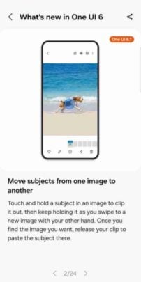 Samsung One UI 6.1 Photo Editor Move Subjects From Image To Another