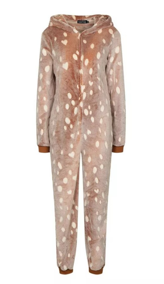 Boohoo.com's deer onesie is £30