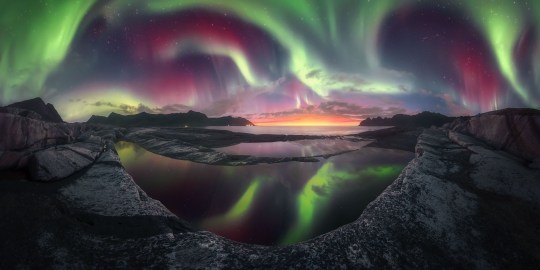 Solar flares and coronal mass ejections can both cause aurora