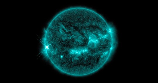 The solar flare was an X-class flare, the most powerful type