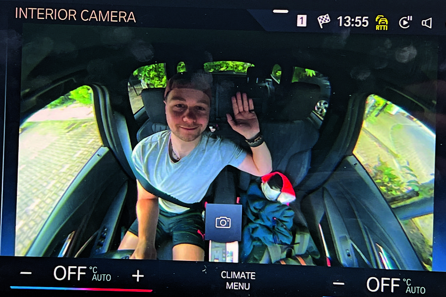 Bmw ix1 selfie camera