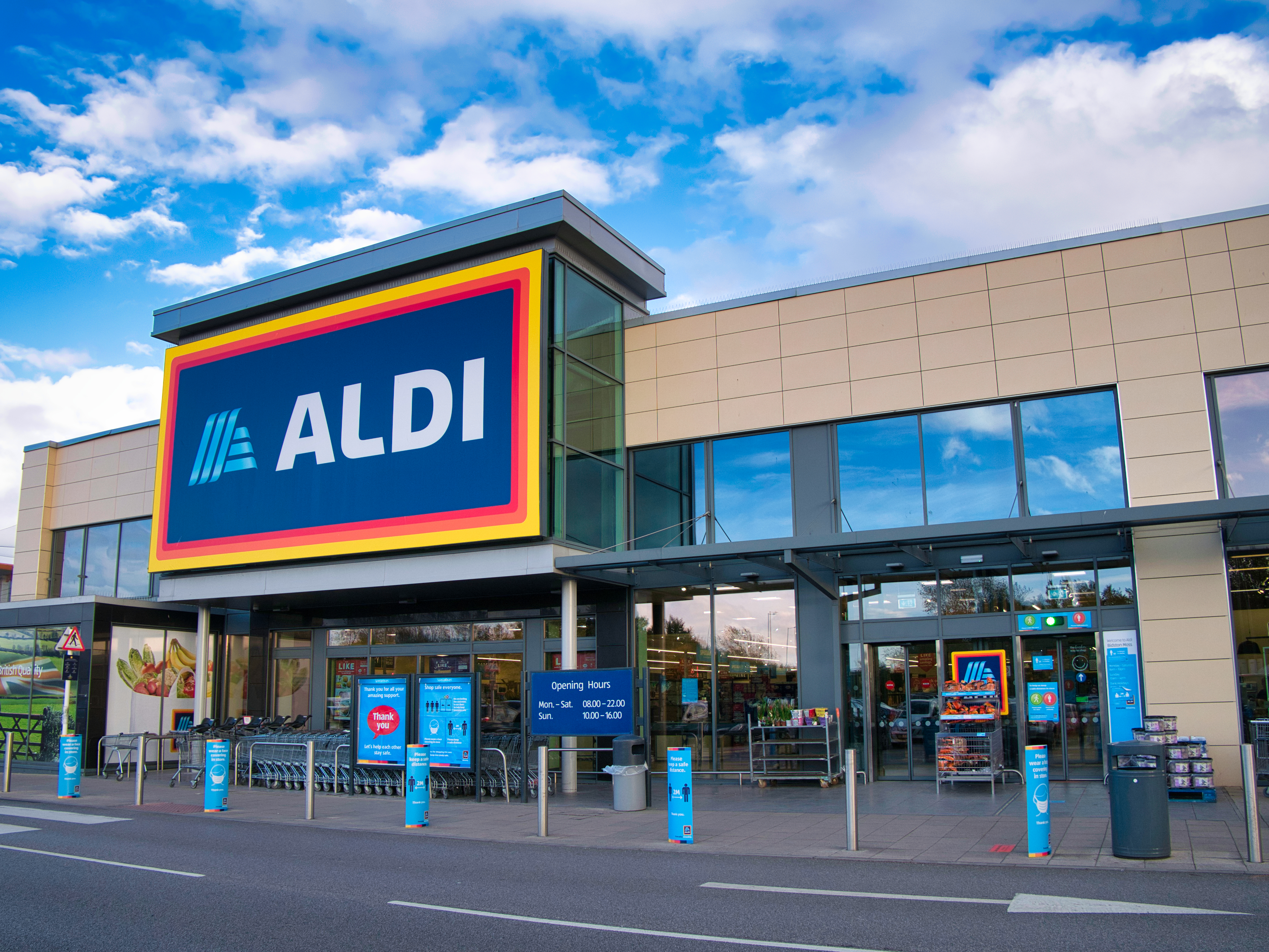 German discount retailer Aldi sells many products, including hot water bottles