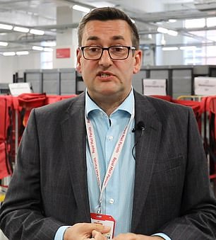 Royal Mail’s chief customer officer Nick Landon