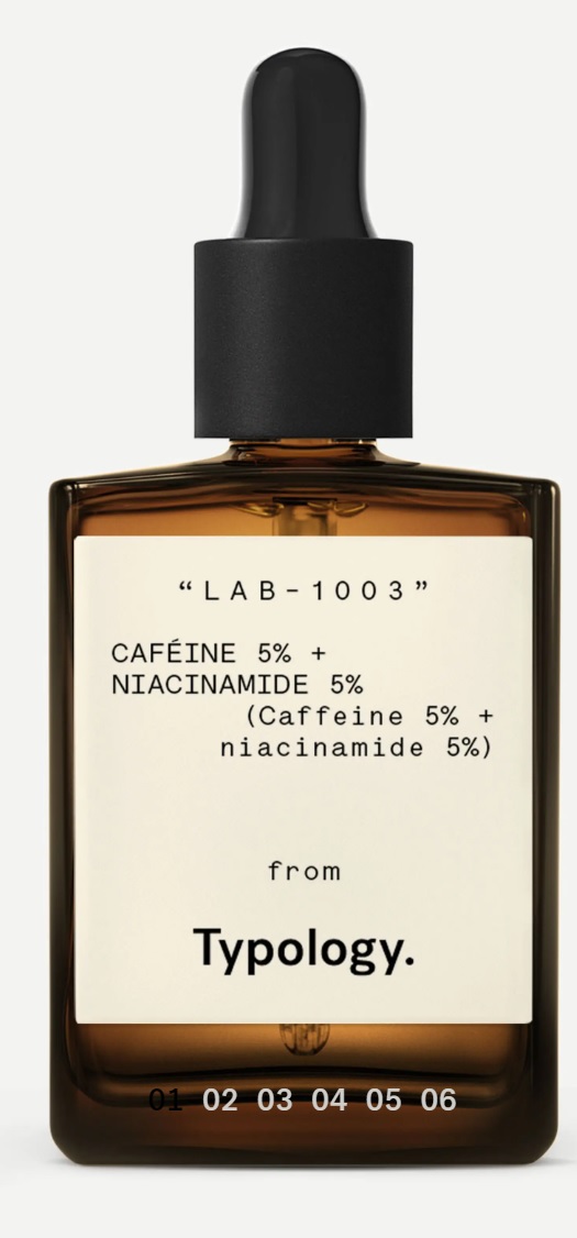 You could try L33 eye serum with caffeine from typology.com