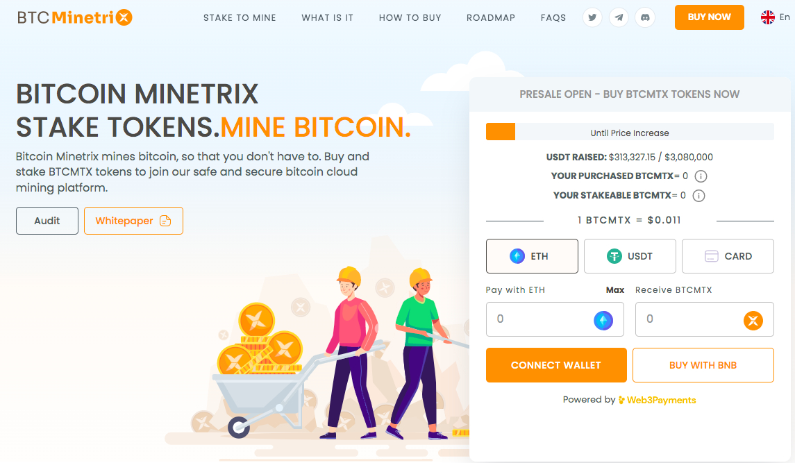 Bitcoin Minetrix Crypto Project