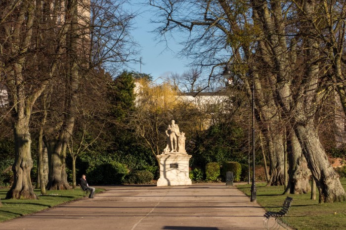 A statue of William IV, Montpellier Gardens