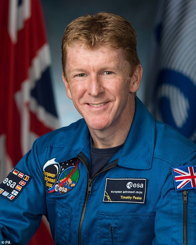 Major Tim Peake, pictured here in his European Space Agency space suit, could make a spectacular return to space