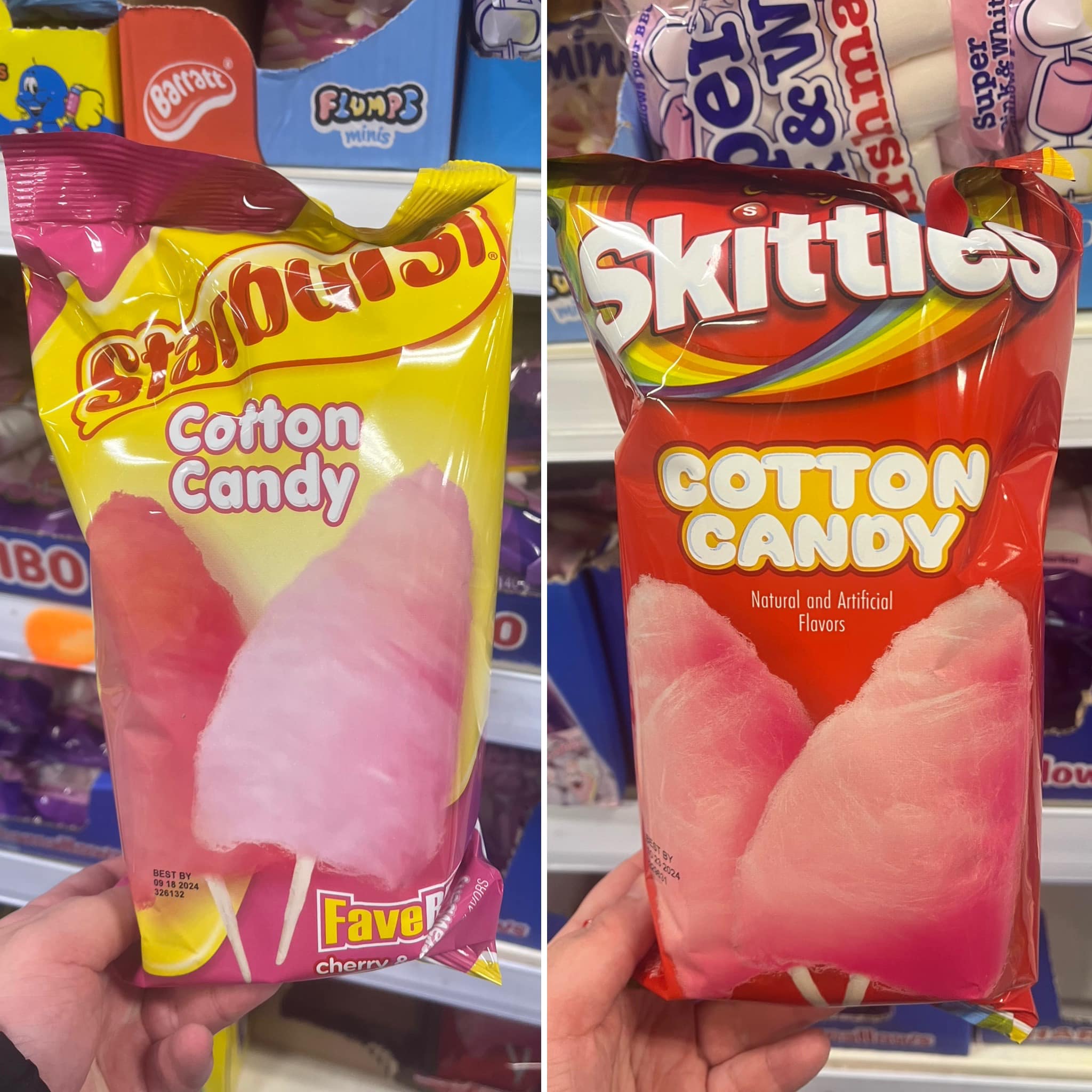 B&M fans have gone wild after spotting new Skittles and Starburst flavoured cotton candy