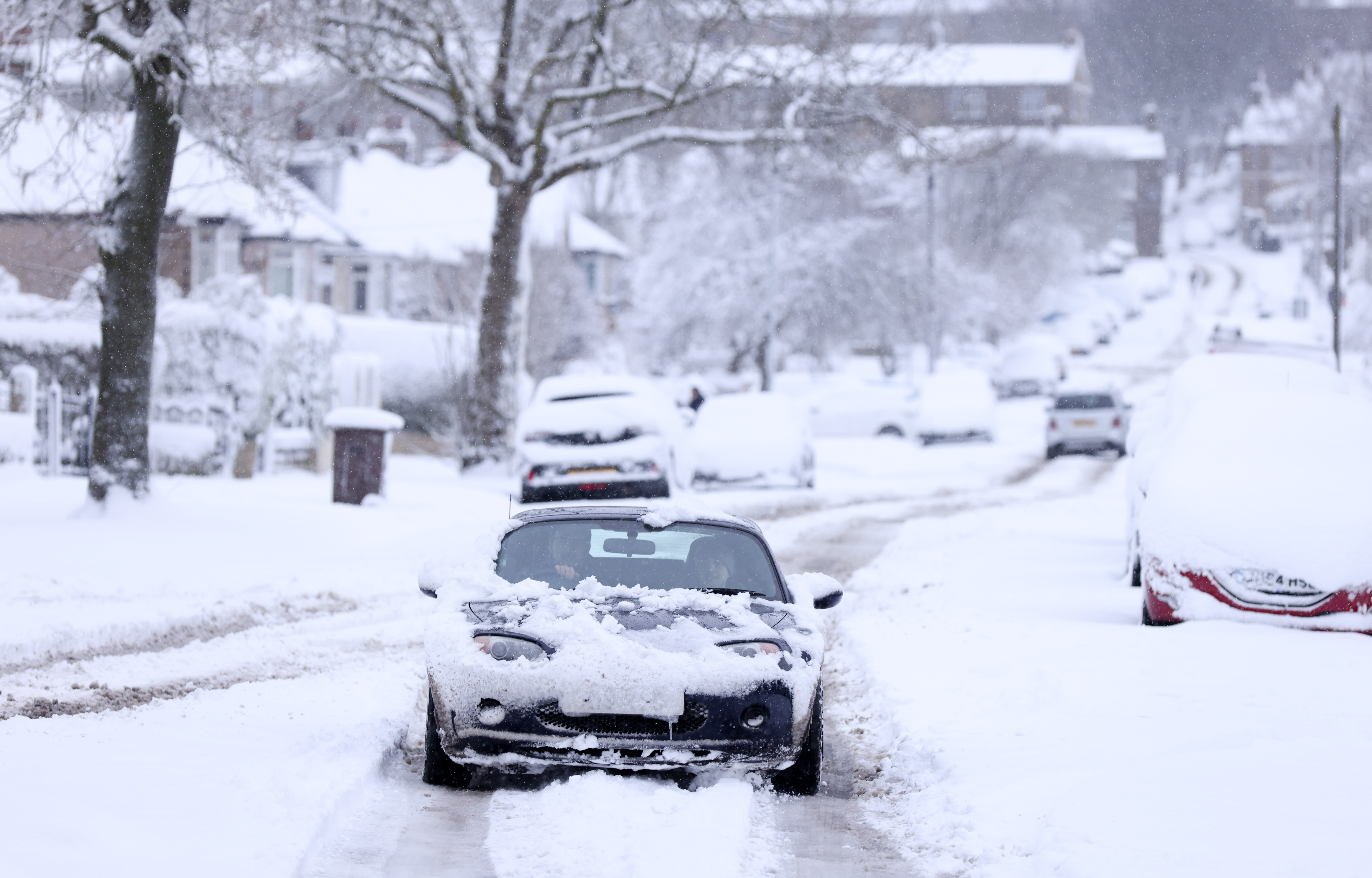 Drivers have had to face heavy snow in parts of the country in recent days