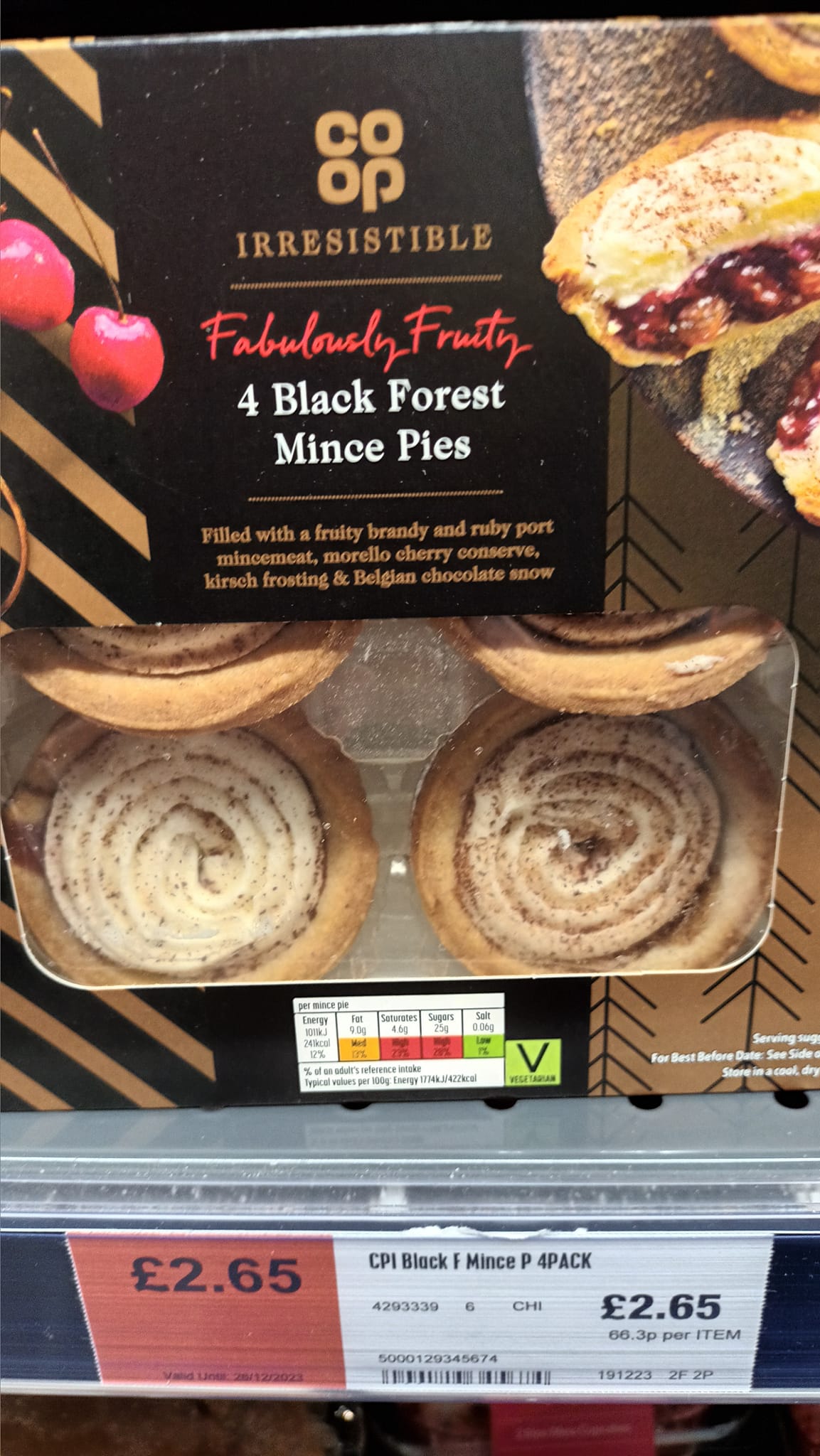 Shoppers love these Black Forest mince pies from The Co-op