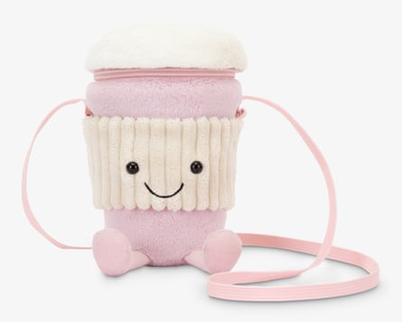 A Jellycat amuseable coffee-to-go bag