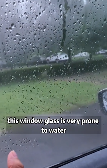 Passenger widows often become blurred with raindrops