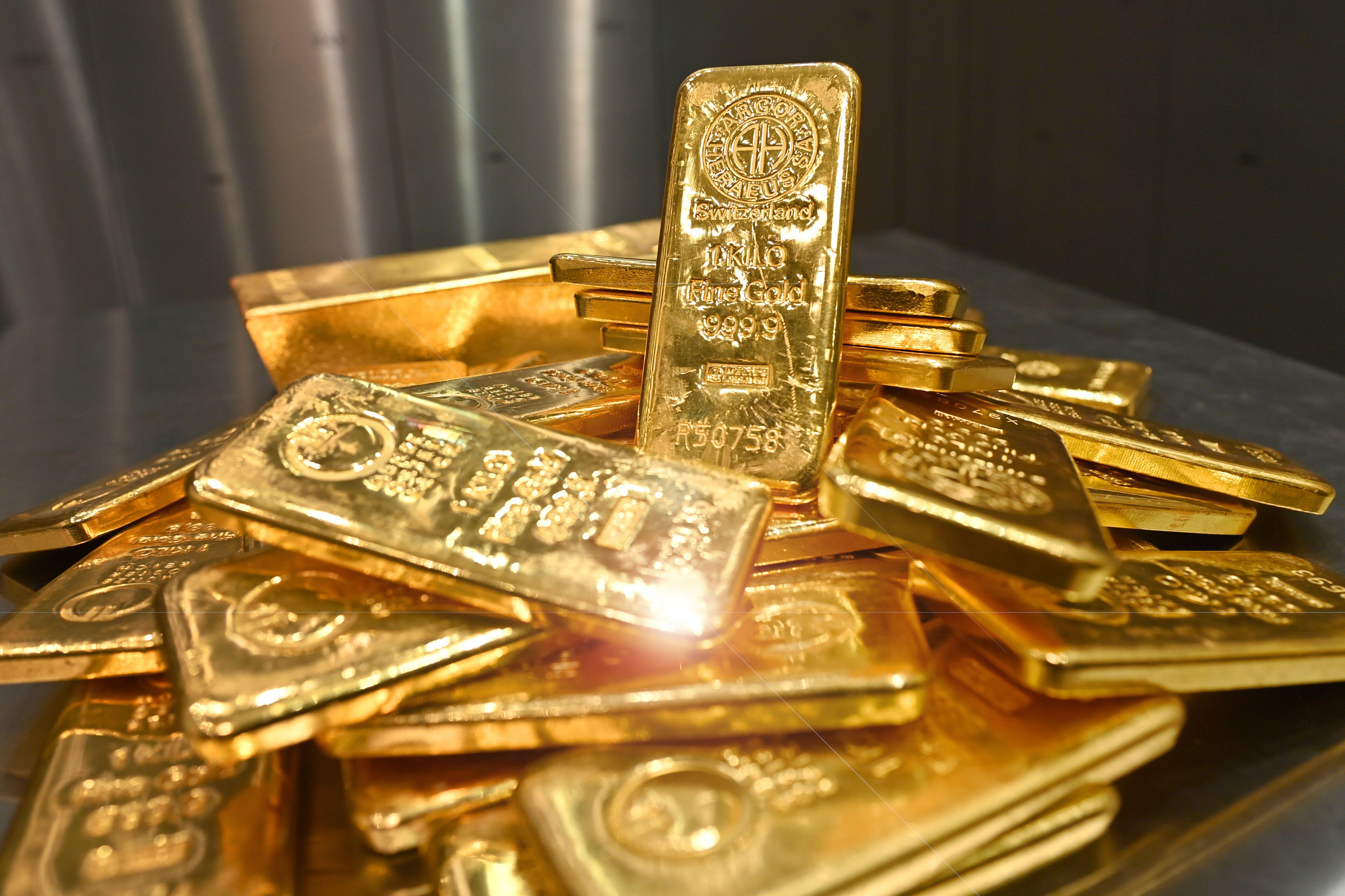 Gold prices shot up to an all-time high yesterday