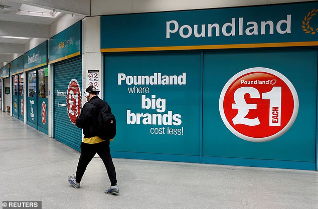 Rebranded: Poundland agreed to buy up to 71 former Wilko sites in September after its rival discount retailer collapsed