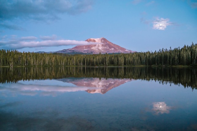 Mount Adams, which is classified as a 'high threat'