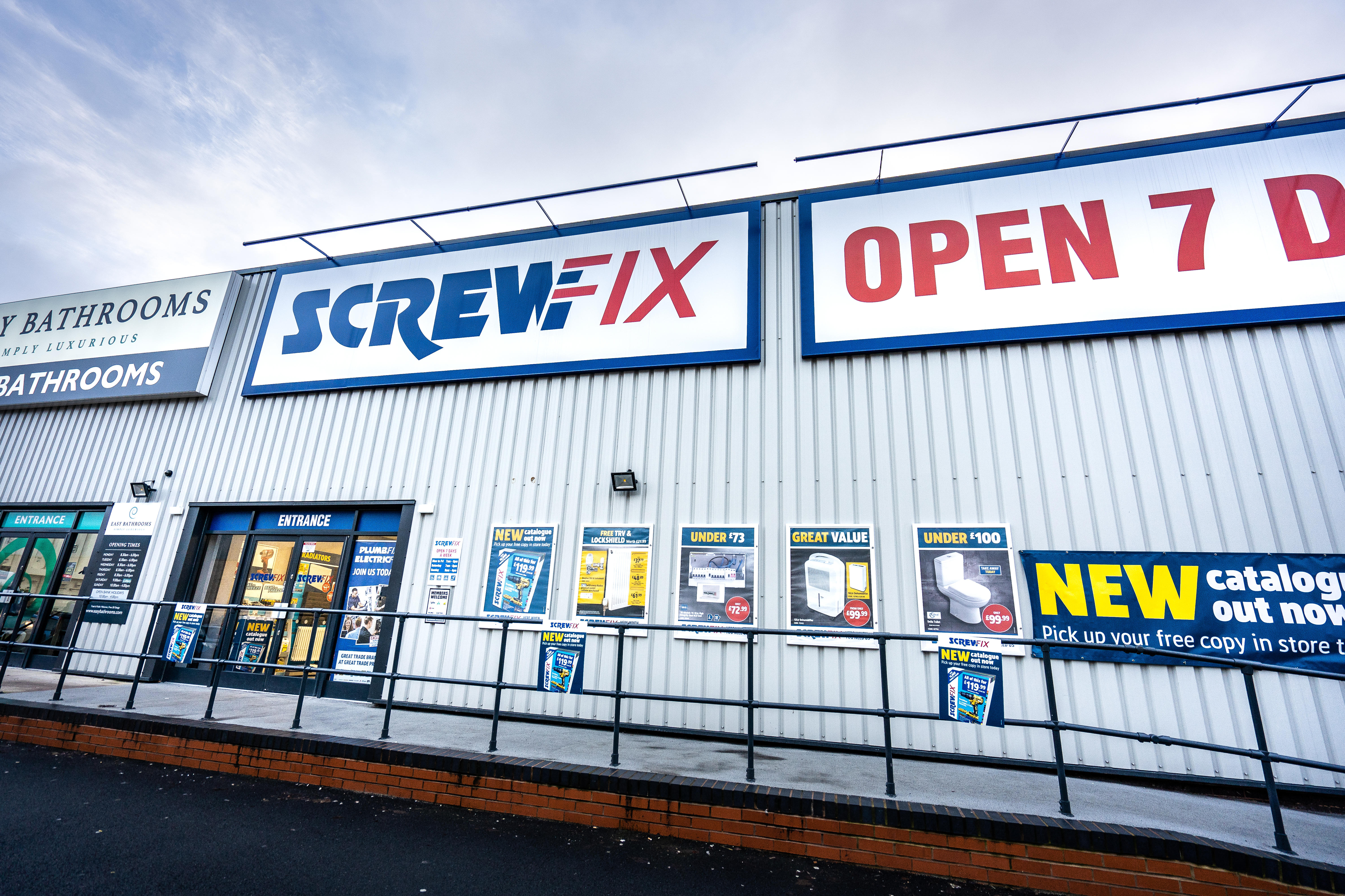 Screwfix Christmas opening hours may vary