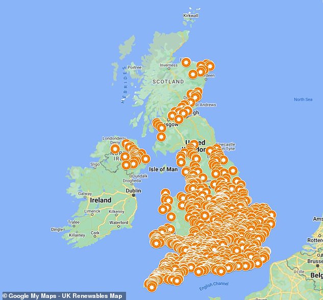 Solar farms need sunlight, clear flat land, and South facing slopes which makes agricultural land in the South West of England a prime location for development as this map shows