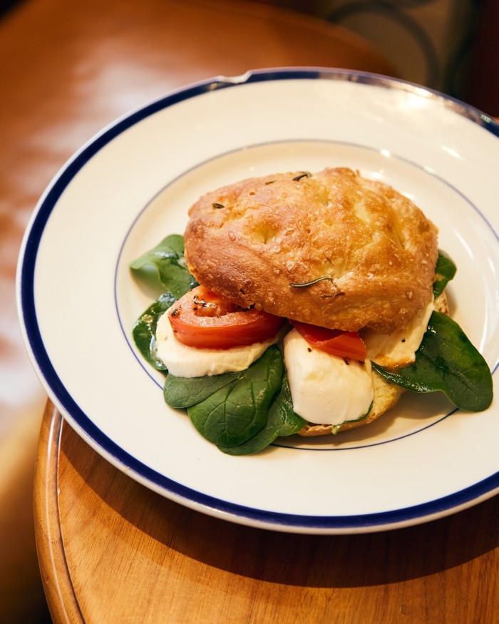 Birleys’ mozzarella and tomato sandwich