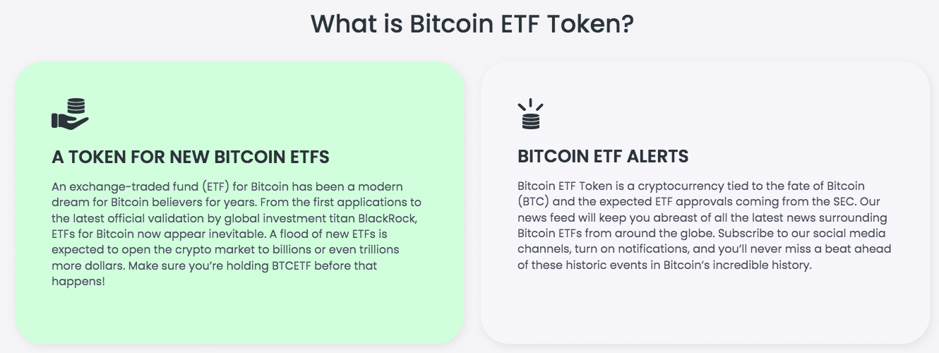 What is Bitcoin ETF Token