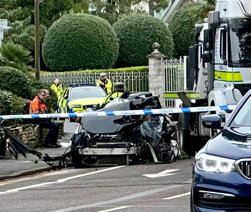 On Boxing Day, three people were treated for injuries after a crash between a black Mercedes and grey BMW in Banks Road, Poole, at 1am