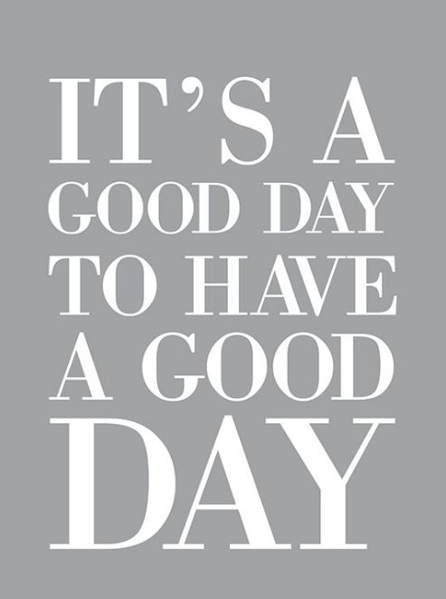 Grab a large print of this Good Day poster from Desenio for £6.57