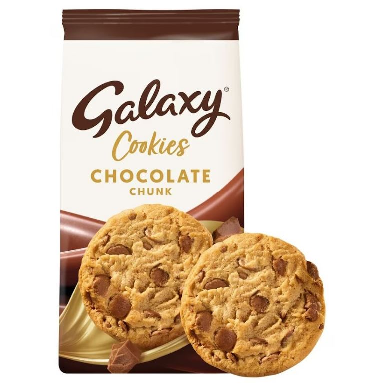 Galaxy cookies are now £1.25 with a Tesco Clubcard