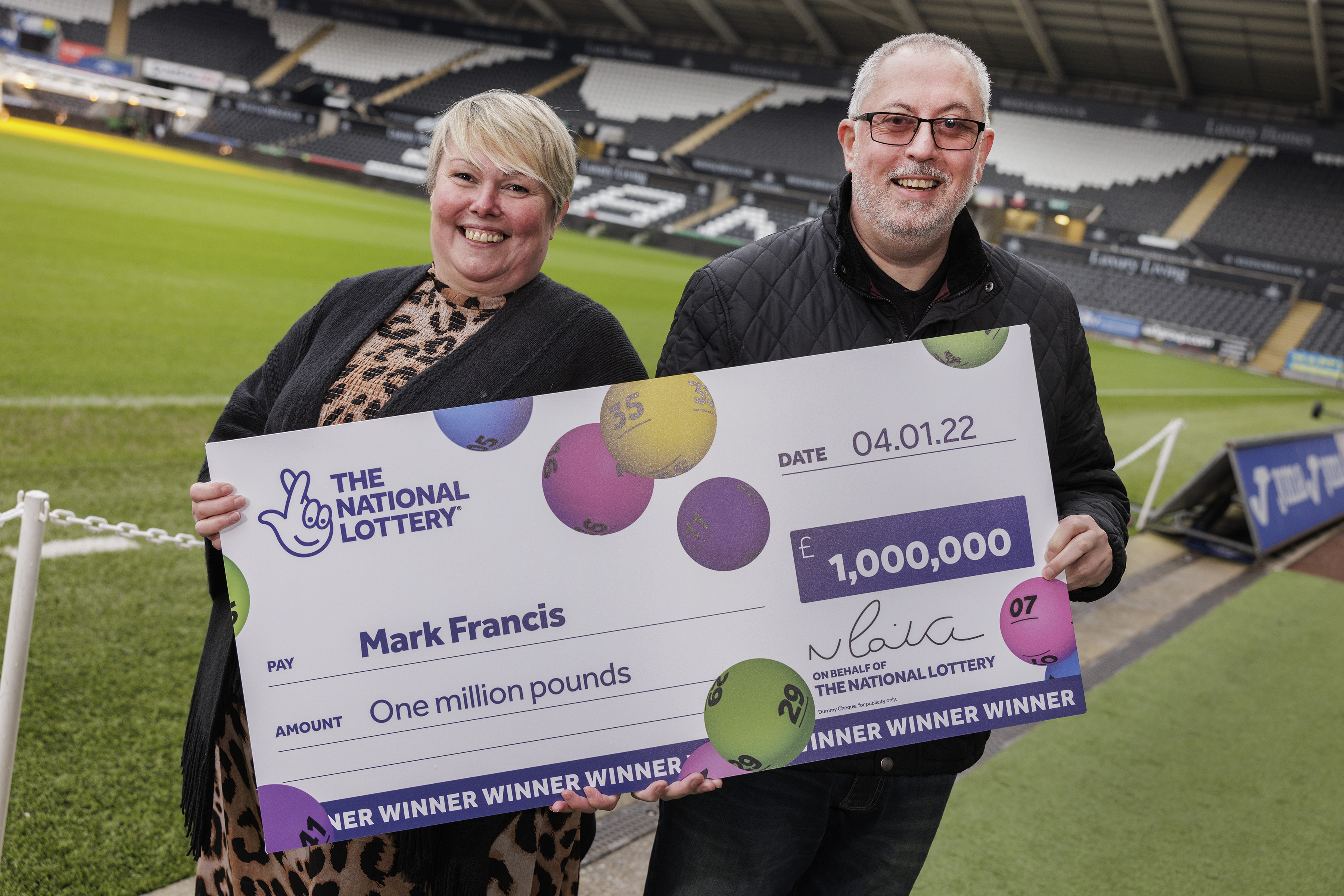 Mark and Helen Francis won £1million in 2022