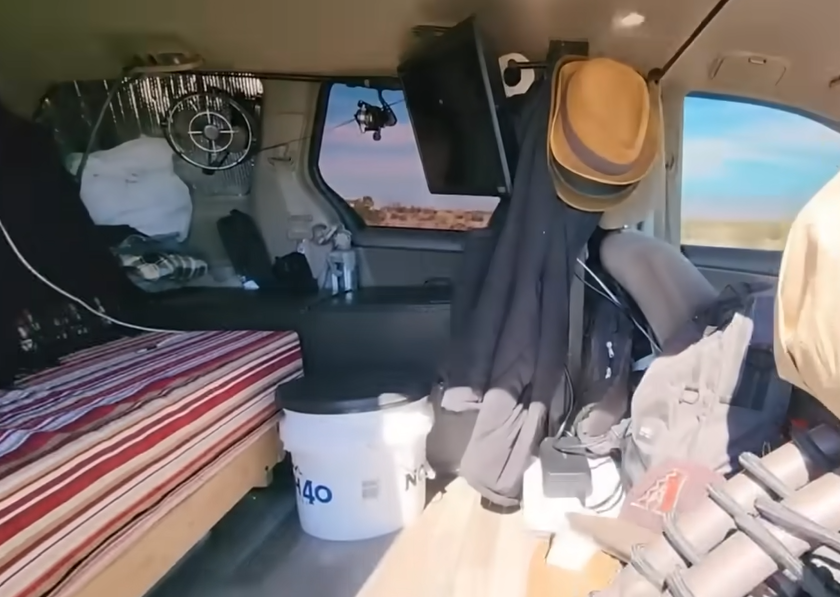 The tiny home on wheels has kept Vinnie warm and safe for three years