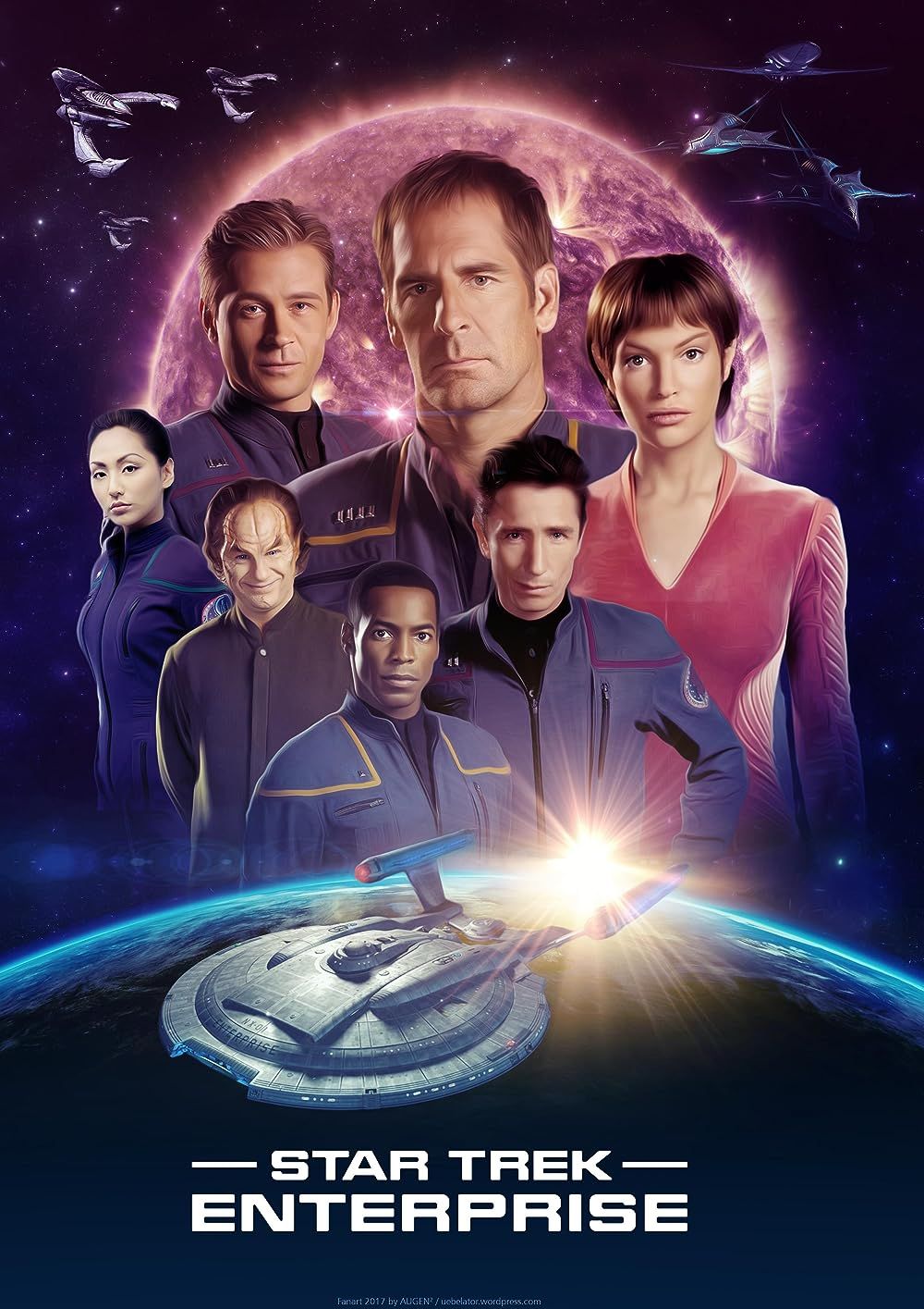 The Cast on the Star Trek Enterprise Promo