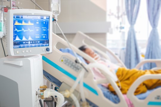 Patient in intensive care