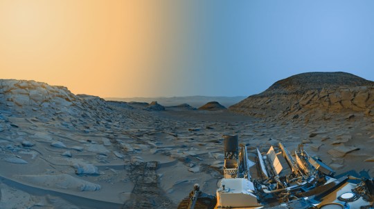 Curiosity has shared a stunning view of life on Mars