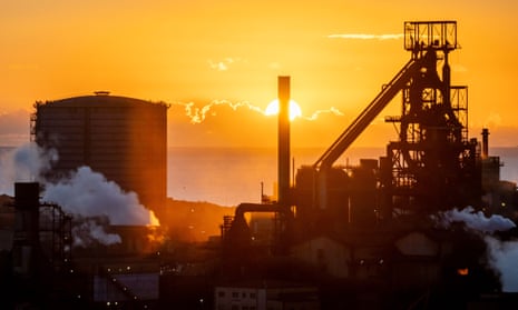 The Tata Steel site in Port Talbot, Wales.