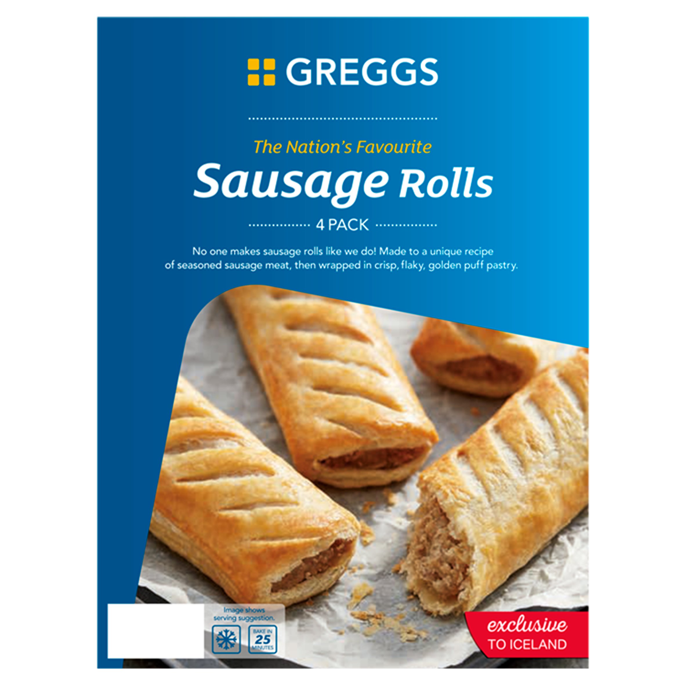 Save up to £2 on four Greggs products if you purchase them at Iceland