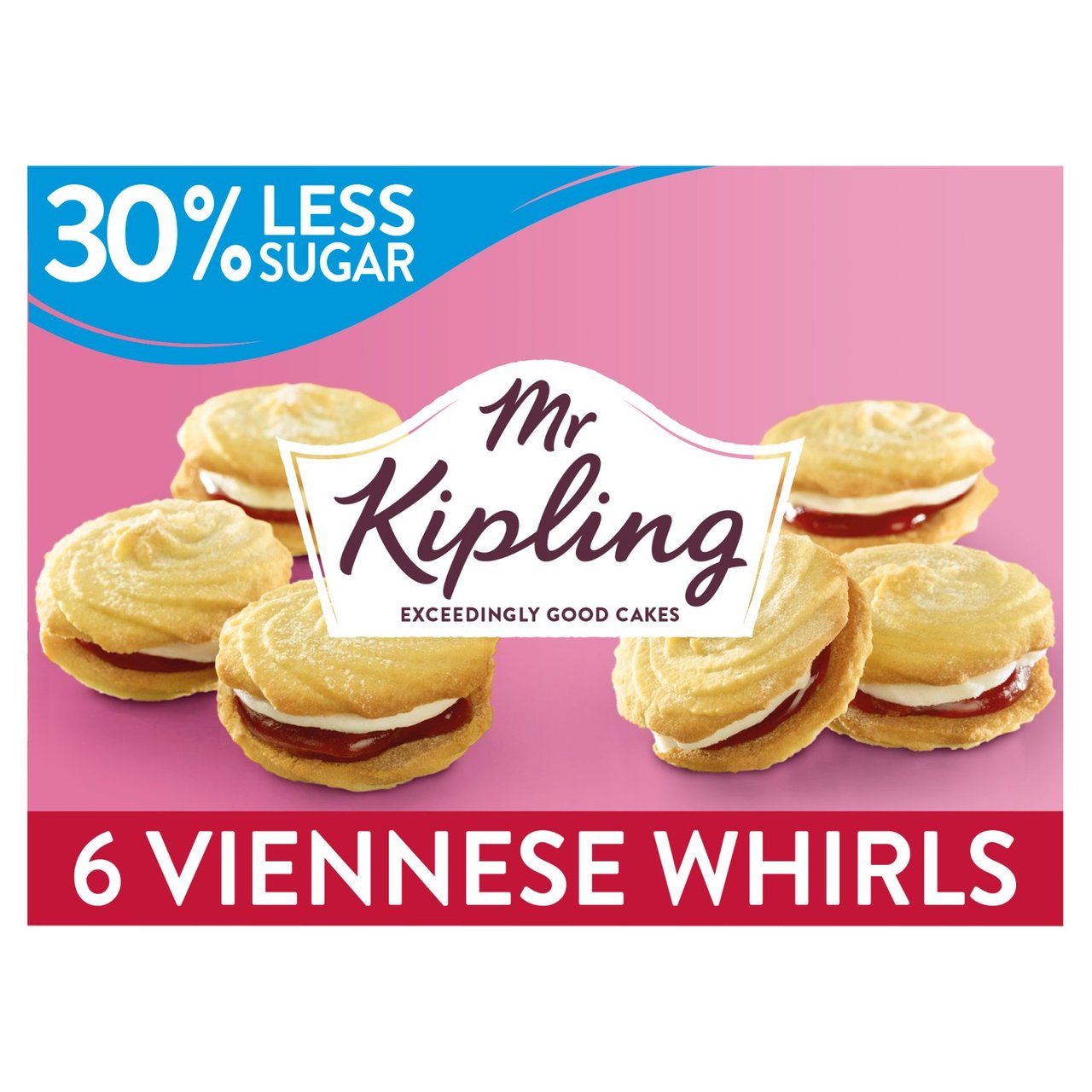 Mr Kipling 30% Less Sugar Viennese Whirls are down to £1.25 at Morrisons