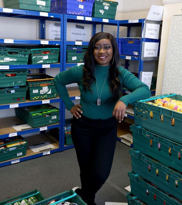 Food bank volunteer in Southend