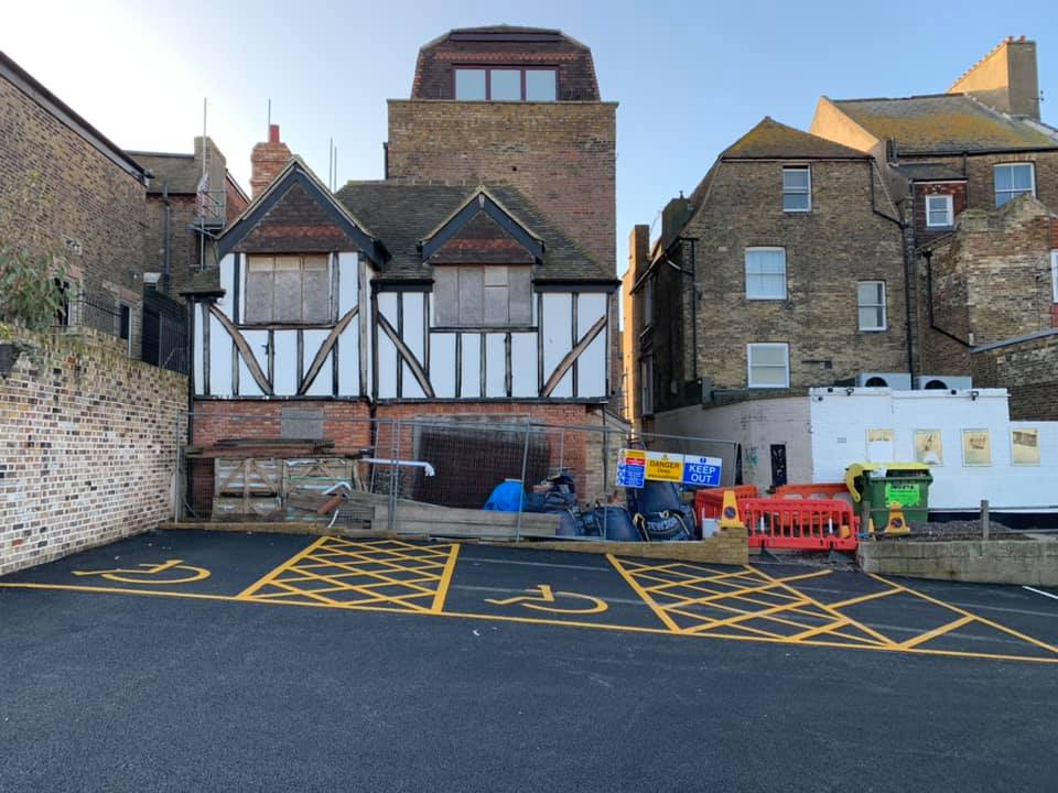 The ex-fireman, 68, has been renovating his 17th century boozer