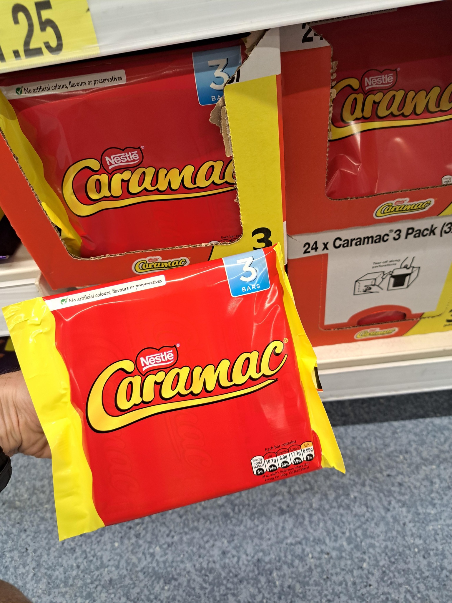 Caramac has always been a guilty pleasure – especially when you’re craving a sugar burst! This 3 pack is only £1.25; great for a lunchtime treat!