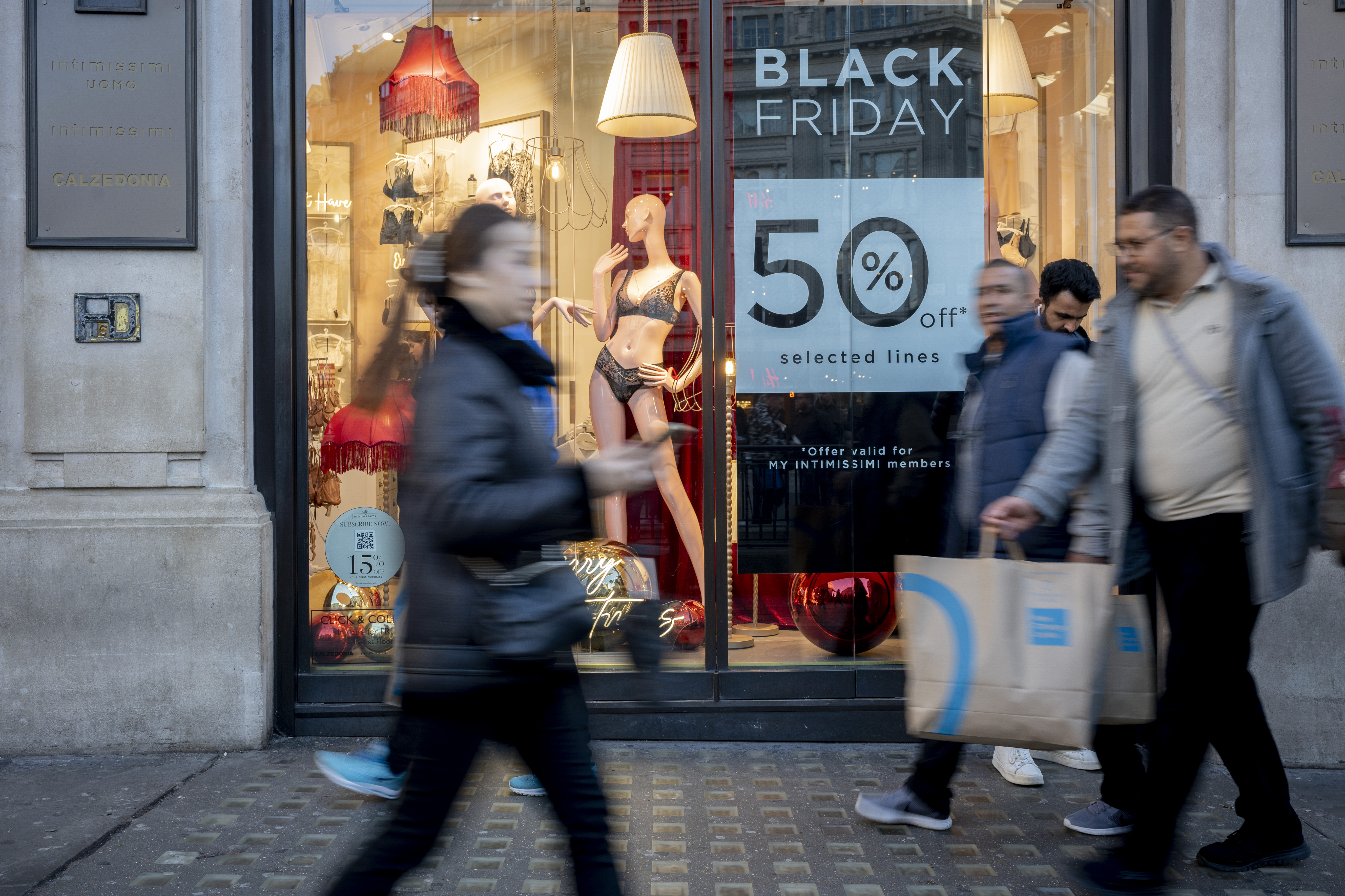 Black Friday shoppers gave a vital boost to the UK economy late last year