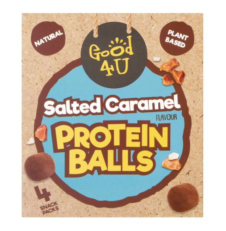 Save £1.81 on Good4U salted caramel protein balls