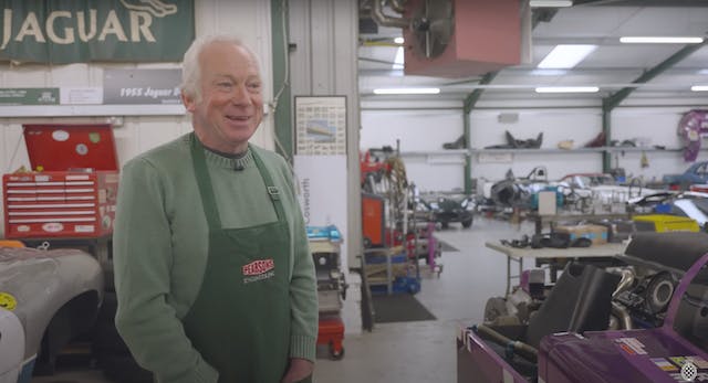 Gary Pearson standing in open shop