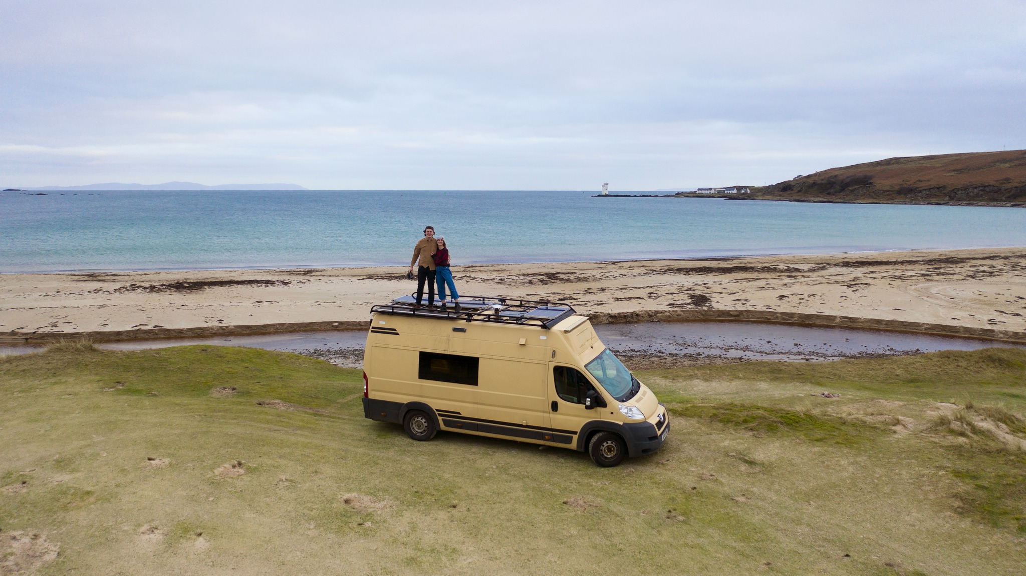 The couple converted an old ambulance into their new mobile home