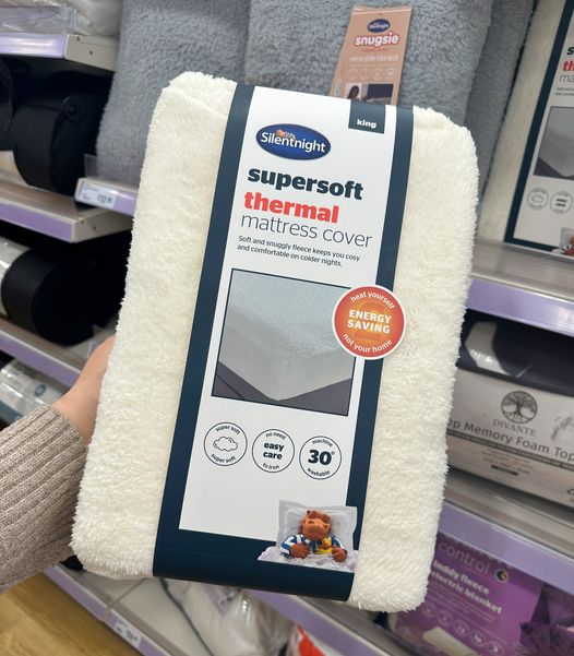 The Silentnight Supersoft Thermal Mattress Cover will keep you warm all night and is selling for just £6 at a popular high street chain