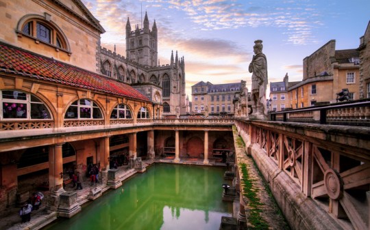 The Roman Baths, Bath, Somerset, England