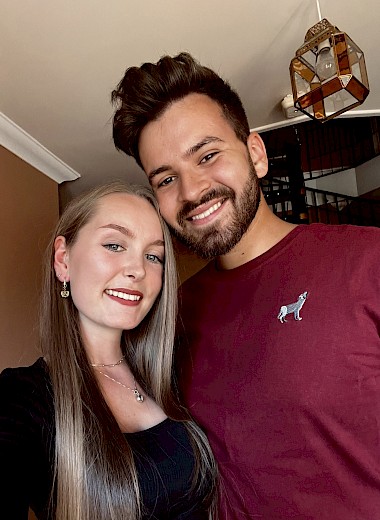 Natalie and James moved into their first home in Newcastle in September 2023