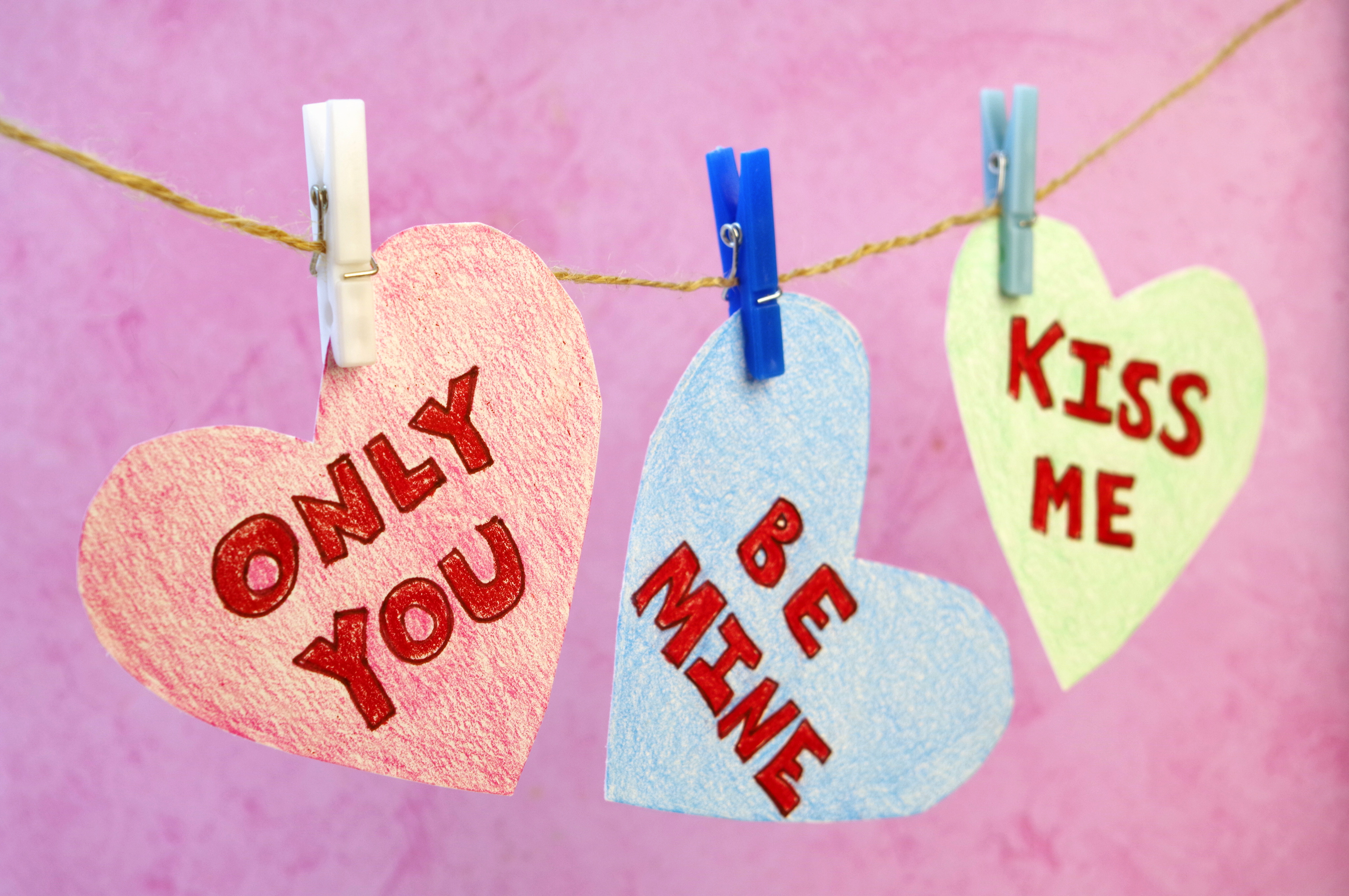Make your own Valentine's Day card to go the extra mile and add a personal touch