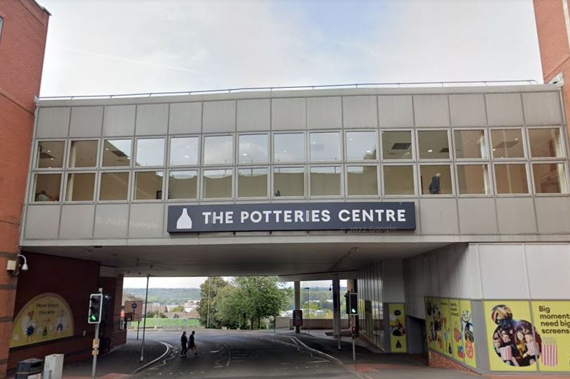 The store inside the Potteries Shopping Centre is closing