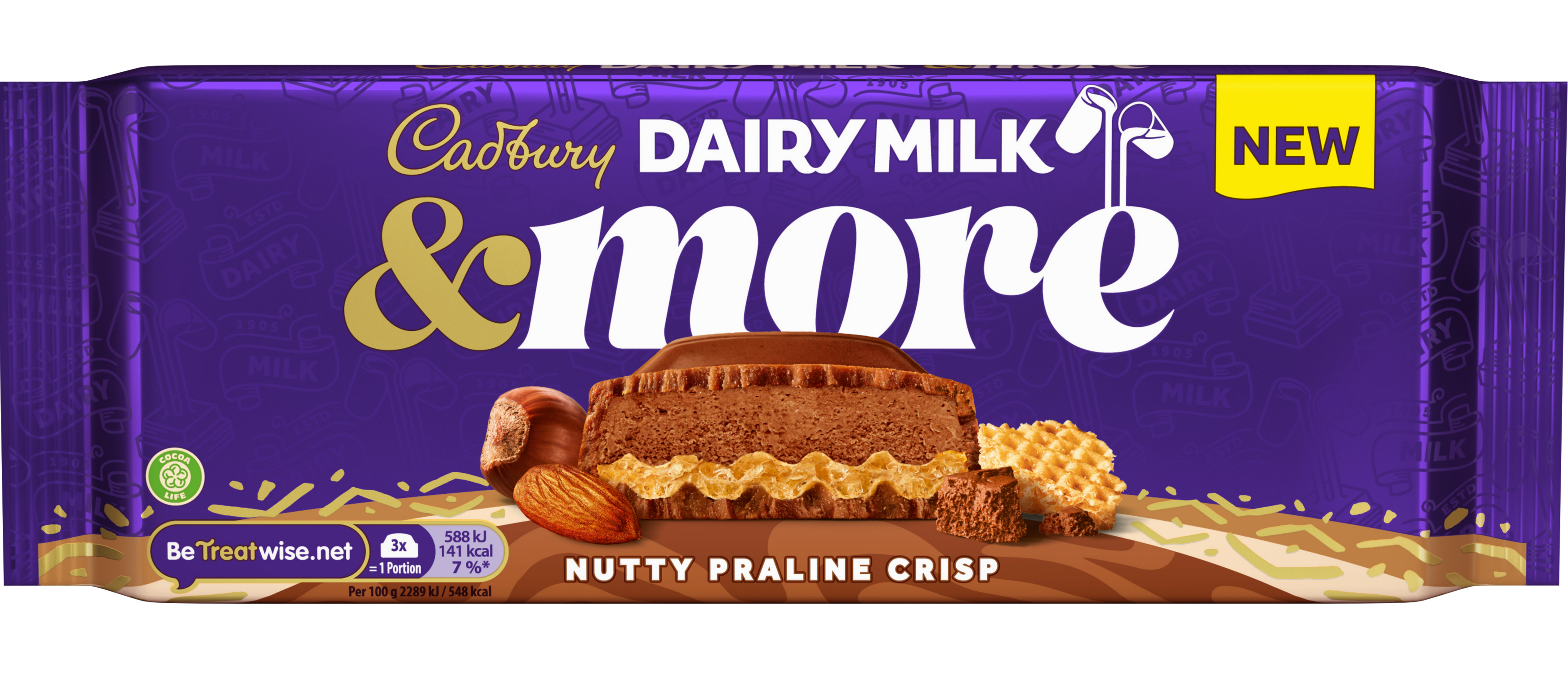 The caramel nut crunch and nutty praline crisp will be stocked in retailers nationwide from March 18